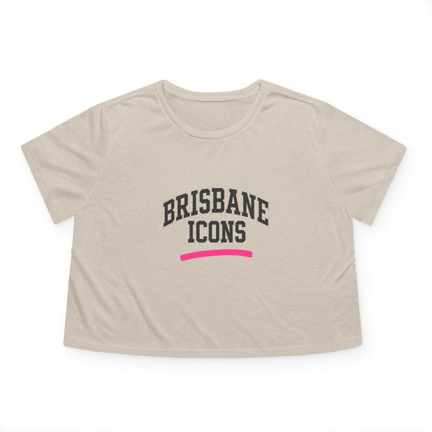 Brisbane Icons Flowy Cropped Tee