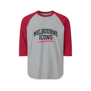 Melbourne Icons Three-Quarter Raglan Shirt