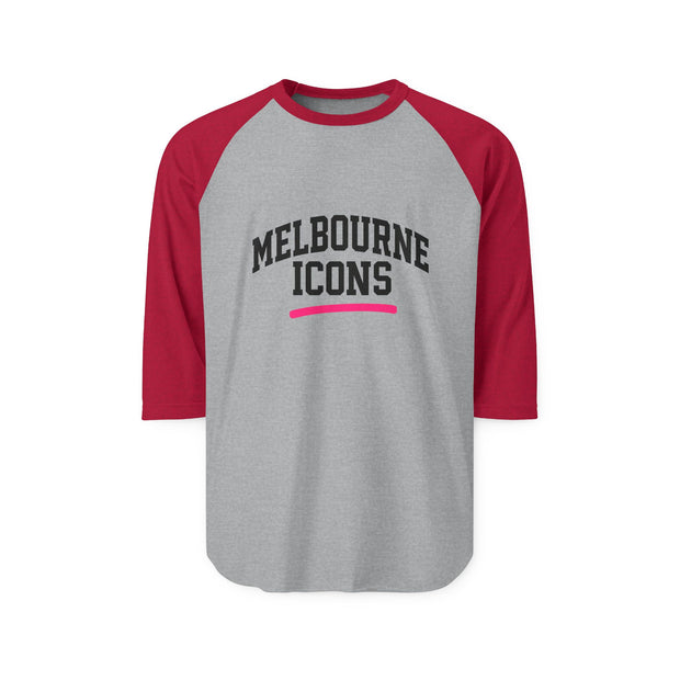 Melbourne Icons Three-Quarter Raglan Shirt
