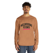 Melbourne Icons Longsleeve Tee - Crewneck Fit
