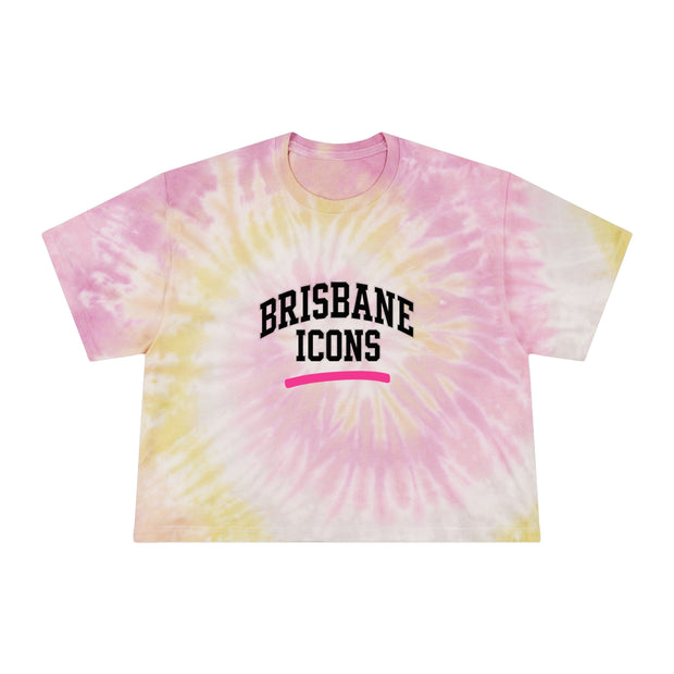 Brisbane Icons Tie-Dye Crop Tee