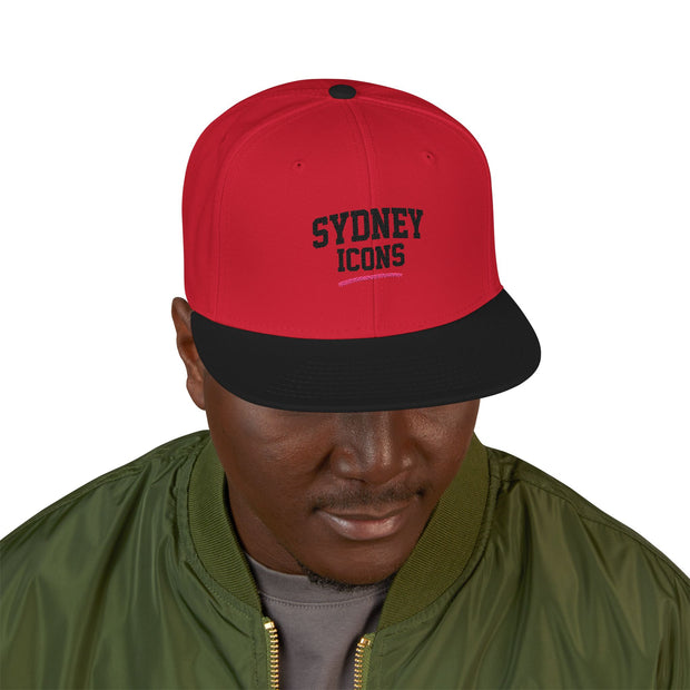 Sydney Icons Embroidered Snapback Cap