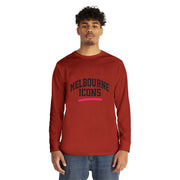 Melbourne Icons Longsleeve Tee - Crewneck Fit
