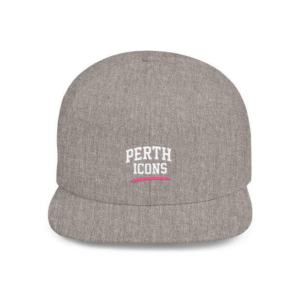Perth Icons Flat Bill Snapback Hat