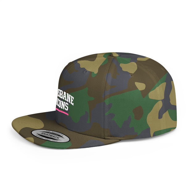Brisbane Icons Flat Bill Snapback Hat