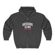 Brisbane Icons Full Zip Hooded Sweatshirt