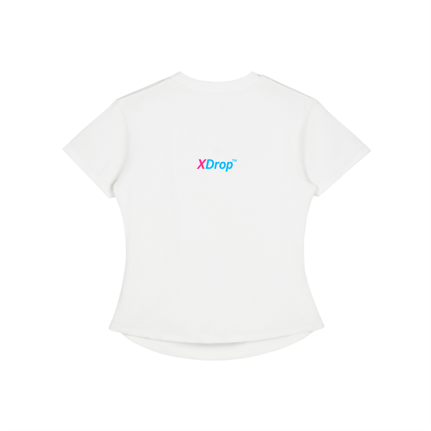 xdrop, womenswear, croptop,womens,vnecktee, lapelstyle, sportyfi,chicstyle, nylonblend, bodycon,aussiedesign, streetstyle, act,dropfashion