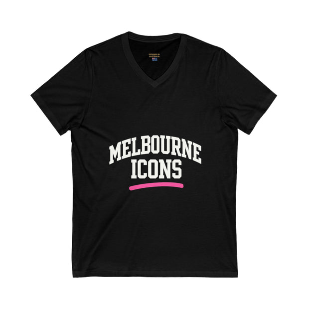 Melbourne Icons V-Neck Casual Tee