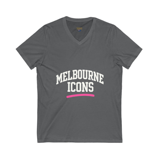 Melbourne Icons V-Neck Casual Tee