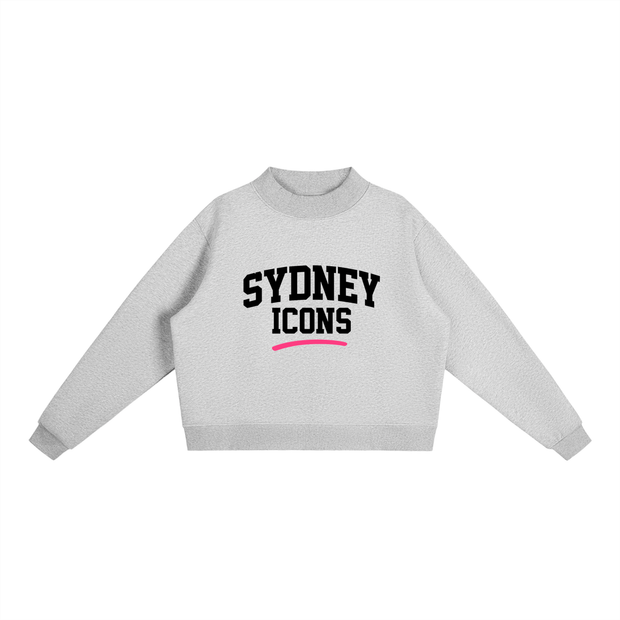 women, womenswear,xdrop, womenswear, fleececrew,midneck, cottonblend, aussiede,aussiebrand, relaxedfit, cropp,womensstyle, streetwearau, coz,dropfashion