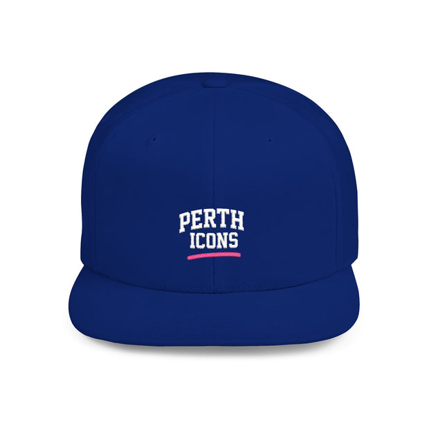 Perth Icons Flat Bill Snapback Hat