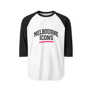 Melbourne Icons Three-Quarter Raglan Shirt