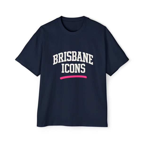 Brisbane Icons Oversized Men’s Streetwear Graphic Tee