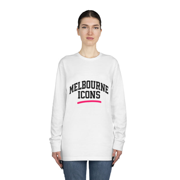 Melbourne Icons Longsleeve Tee - Crewneck Fit