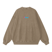Snow Washed Oversized Sweatshirt