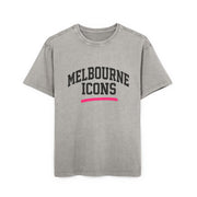 Melbourne Icons Oversize Tee - Acid Wash Style
