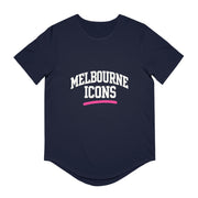 Melbourne Icons Curved Hem Tee - Modern Streetwear