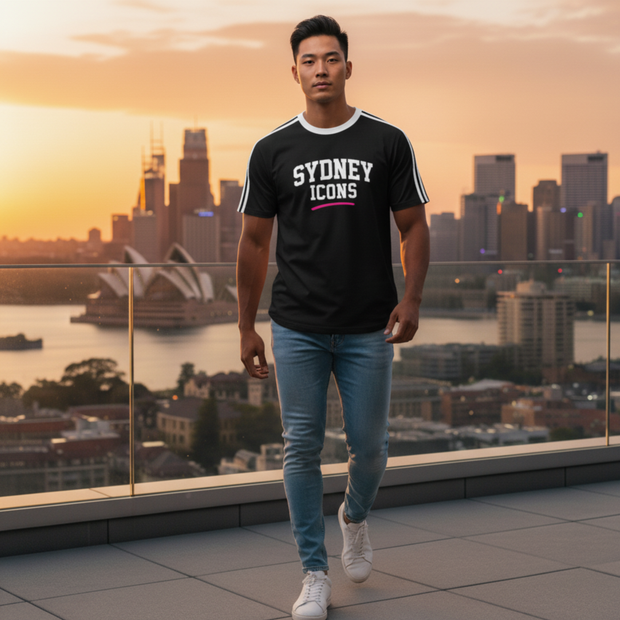 Contrast Tape Crewneck Tee