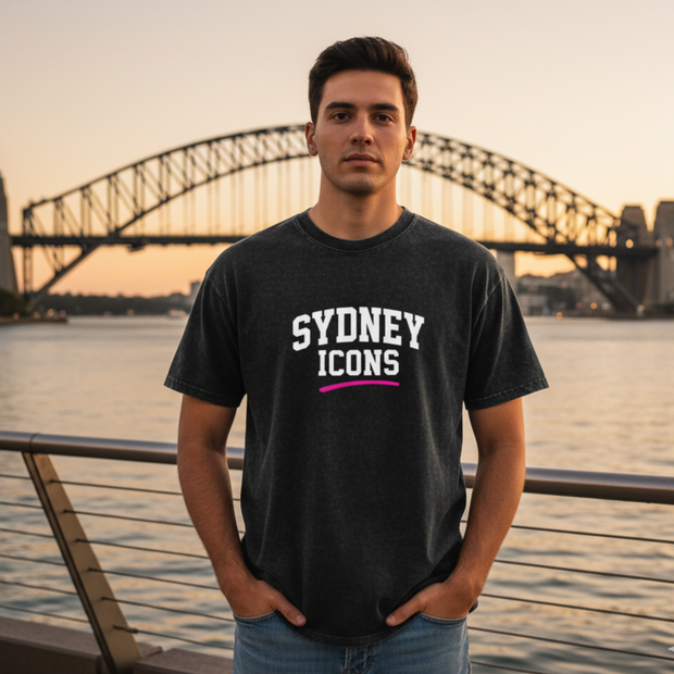 Snow Washed Oversized Tee