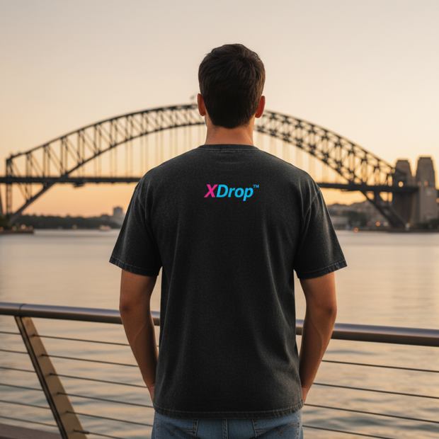 Snow Washed Oversized Tee