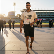 Contrast Stripes Polo Collar Tee