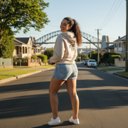 Cropped Zip-Through Hoodie