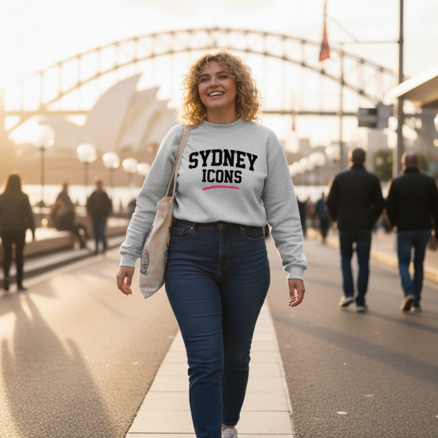 Essential Fleece Mid-Neck Crew Sweatshirt