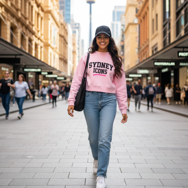 Essential Fleece Mid-Neck Crew Sweatshirt