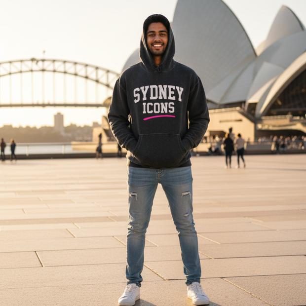 Vintage Washed Cotton Hoodie