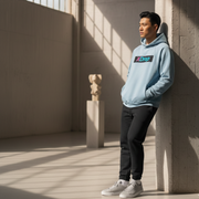 Core Vintage Washed Frayed-Hem Hoodie