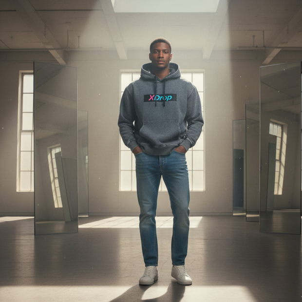 Core Snow Wash Oversized Hoodie