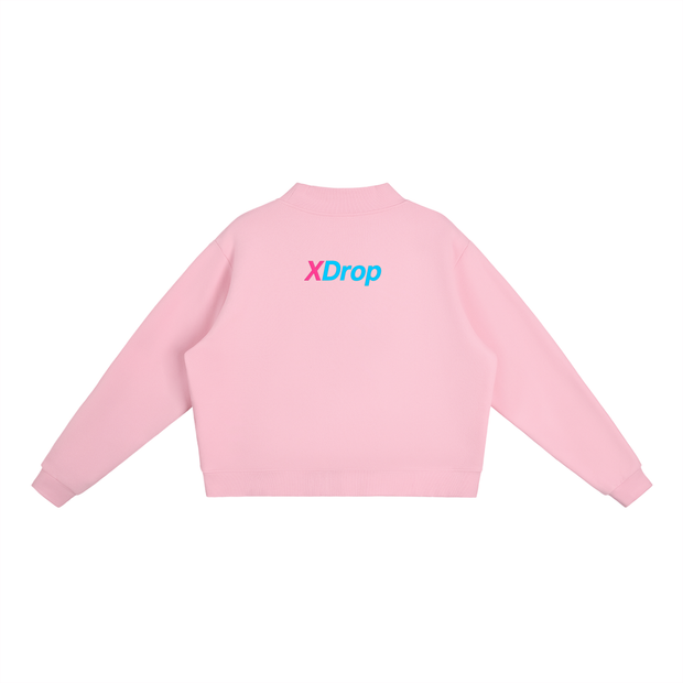 womens, womenswear, limited,limitededition, ,xdrop, womensstreetwear, fleec,mockneck, croppedsweatshirt, d,cottonblend, cozyfit, australi,minimalstyle, winterfashion, l,everydaywear