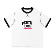 Contrast-Stitched Cotton T-Shirt | Perth Icons Edition
