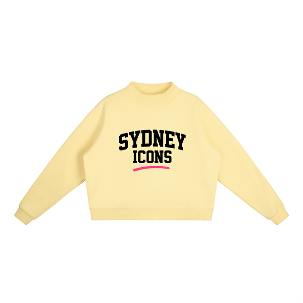women, womenswear,xdrop, womenswear, fleececrew,midneck, cottonblend, aussiede,aussiebrand, relaxedfit, cropp,womensstyle, streetwearau, coz,dropfashion