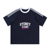 xdrop, menswear, contrasttape,crewnecktee, streetwearau, aus,relaxedfit, sportylook, cotton,aussiebrand, summerfit, modern,dropfashion