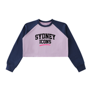 xdrop, womenswear, croppedcrew,colorblock, cottonblend, stree,aussiedesign, rawhem, sportyfi,aussiebrand, womensfashion,urbanstyle, dropfashion