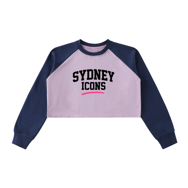 xdrop, womenswear, croppedcrew,colorblock, cottonblend, stree,aussiedesign, rawhem, sportyfi,aussiebrand, womensfashion,urbanstyle, dropfashion