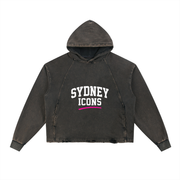 men hoodie, vintage hoodie,,washed hoodie, frayed hem,frayed hem, loose fit,streetwear, cotton hoodie,,washed finish, minimalist,xdrop, australian brand,sporty street