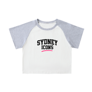 xdropfit, womenswear, colorblo,women,croptop, raglansleeve, sportyl,ottonblend, aussiedesign, prem,minimaliststyle, summerfashion,limiteddrop