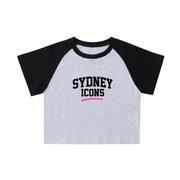 xdropfit, womenswear, colorblo,women,croptop, raglansleeve, sportyl,ottonblend, aussiedesign, prem,minimaliststyle, summerfashion,limiteddrop