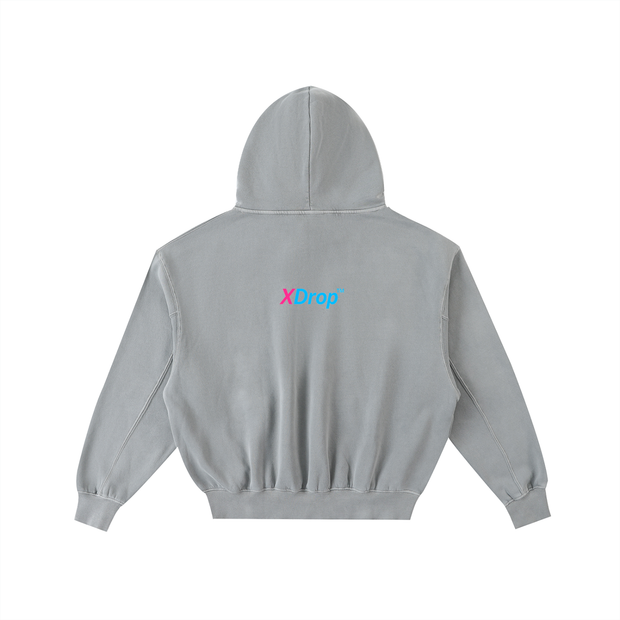 Men Drop019,Mensware,men hoodie, enzyme washed,,frayed hoodie,fleece hoodie,oversized, drop shoulder,,washed finish,streetwear, minimalist, xdrop,,australian brand,vintage style