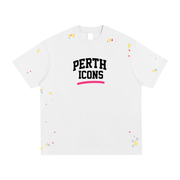 mens, womens, limitedEdition,xdrop, perthicons, drop020,paintsplatter, handpainted, st,unisexstyle, purecotton, perth,artistictee, australianbrand, ,streetfashion