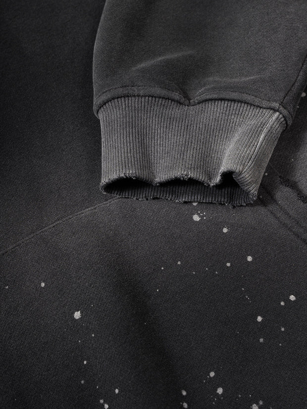 Men Drop019,men hoodie,,vintage hoodie, frayed fleece,,washed hoodie, loose fit,streetwear, cotton blend,,minimalist, xdrop,,australian brand, raw hem,everyday wear