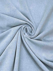 Snow Washed Raw-Edge Neckline T-Shirt