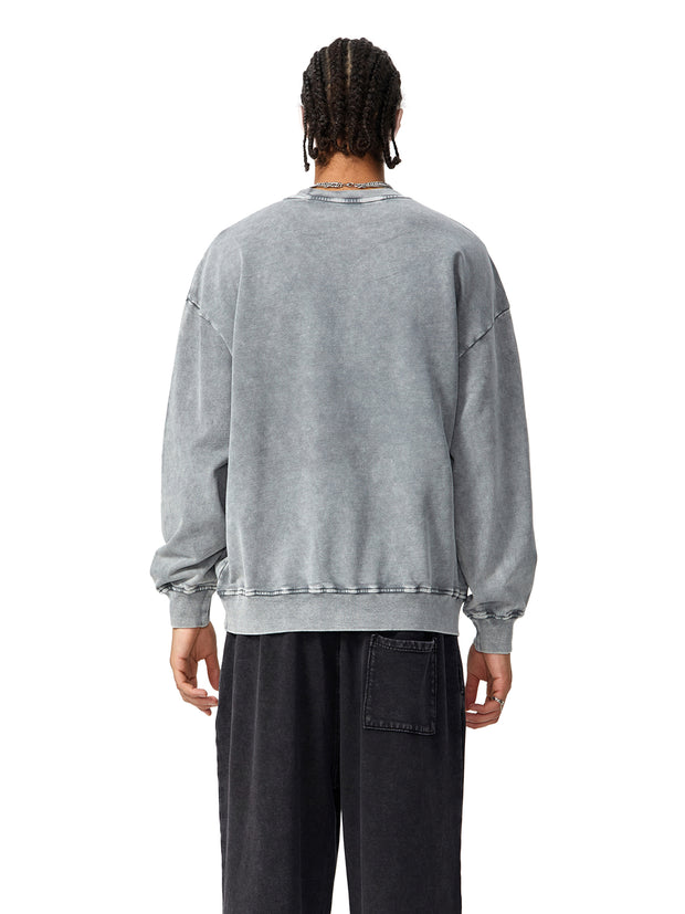 Snow Washed Oversized Sweatshirt