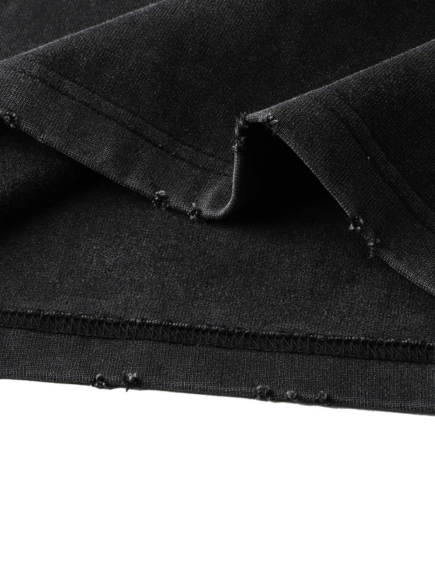 Heavyweight Vintage Washed Frayed T-Shirt