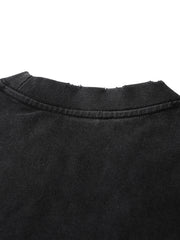Heavyweight Vintage Washed Frayed T-Shirt