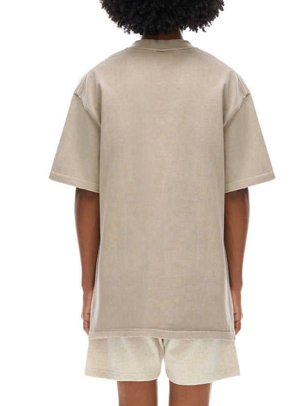 Heavyweight Vintage Washed Frayed T-Shirt