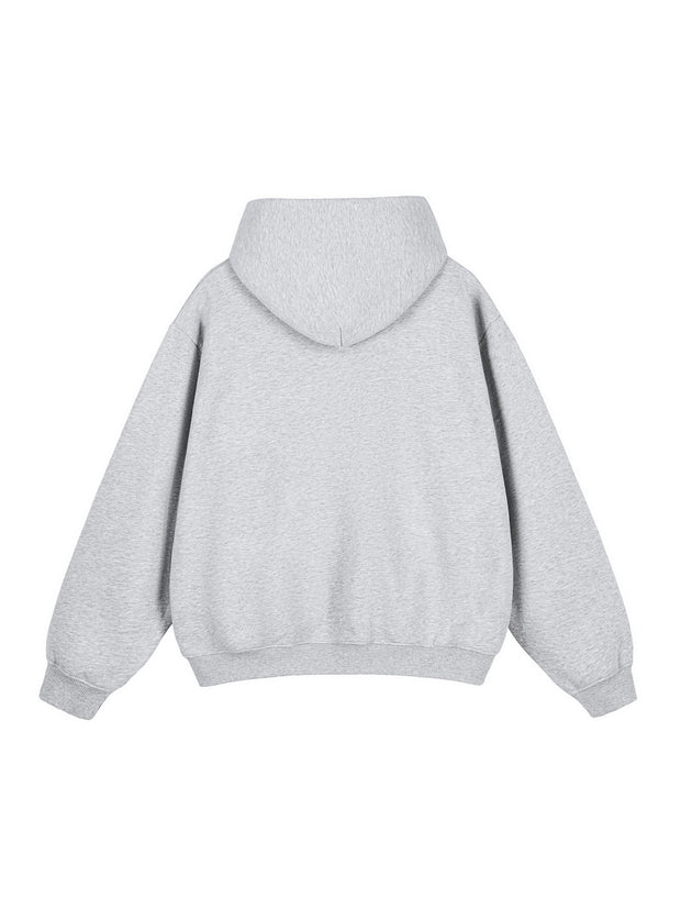 Fleeced Boxy Hoodie